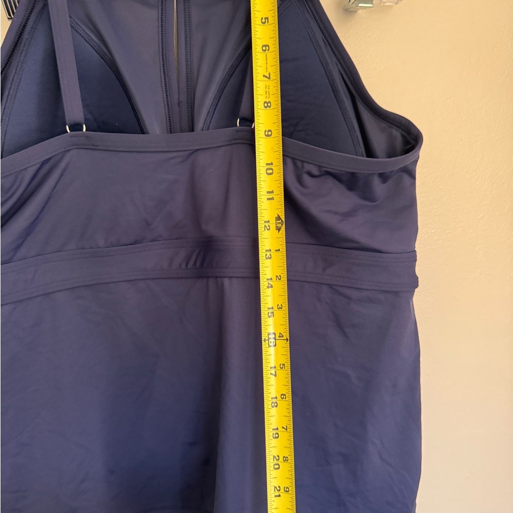 Lands' End Women's Swim Tankinis—Navy - Picture 13 of 15